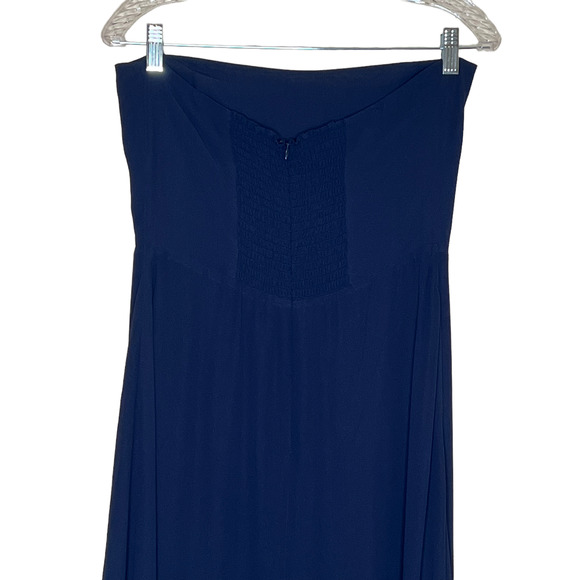 Reformation Ingrid Dress Navy Blue Size 8 - Picture 7 of 10